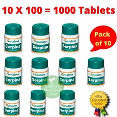10 X Himalaya SERPINA Tablets 100 tabs each FREE SHIPPING
