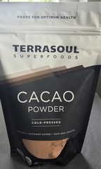 Cocoa Powder Terrasoul Superfoods Organic Non-GMO 16 oz Sustainable Farms