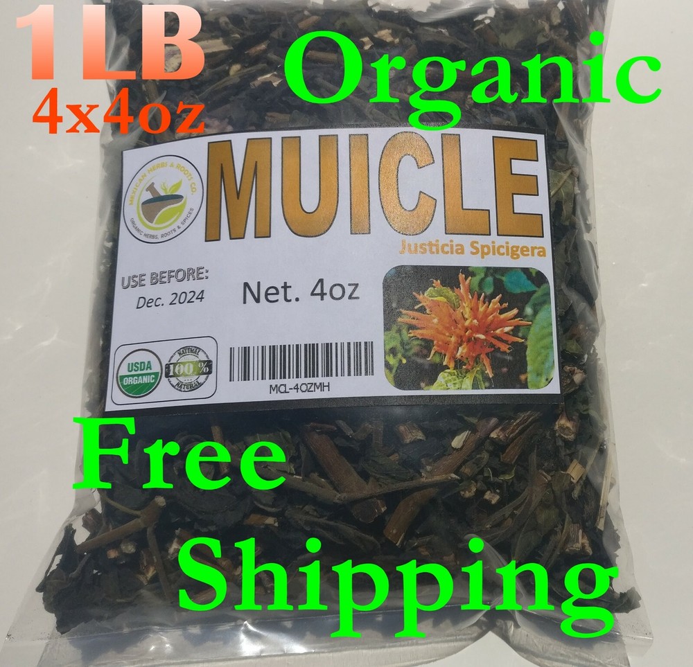 16oz Muicle Muitle Hierba/te Muycle Mexican Honeysuckle 100% organic herbs/tea