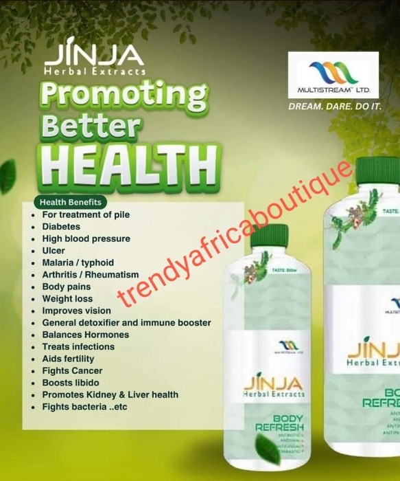 X 1 Bottle 750ml Jinja Herbal Extracts Drink. 750ml Bottle. TASTE IS BETTER