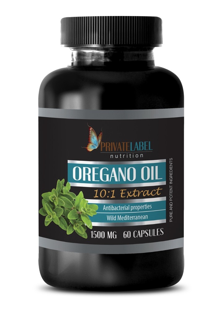 Anti Aging Pills – Oregano Oil 1500mg – Supports Graceful Aging – 60 Capsules