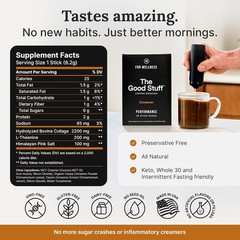 For Wellness The Good Stuff Performance – Coffee Booster | Collagen + MCT Powder