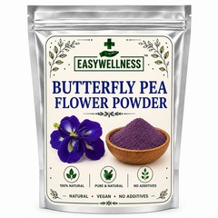 EasyWellness Butterfly Pea Flower Powder Natural Vegan Herbal Powder 100GM
