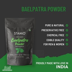 STAMIO Baelpatra Powder 250 gm | Bilva Leaves, Bel Patra/, Aegle marmelos
