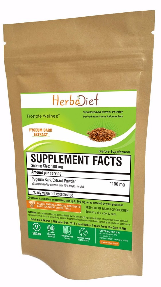 Pygeum Bark 13% Phytosterols Extract Powder Support Healthy Prostate Function