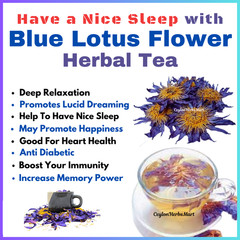 Dried BLUE LOTUS Nymphaea Caerulea 100% Organic Herbal Hand Picked Pure Flowers