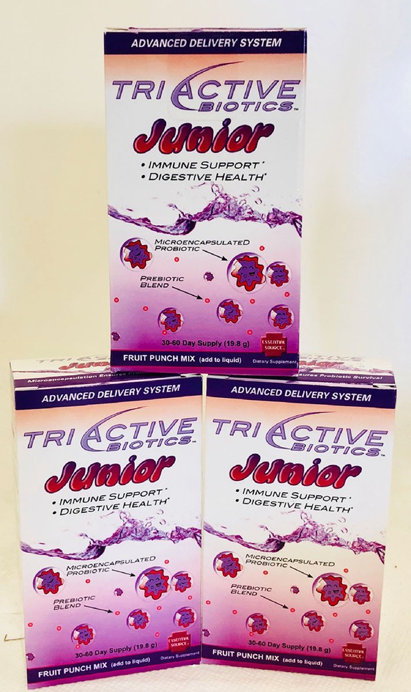 Essential Source TriActive Biotics Junior – 19.8 Grams – (3 Boxes)