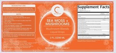 GPGP GreenPeople Sea Moss & Mushroom Supplement ~ Mushroom Complex Liquid Drops