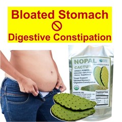 Nopal Cactus Pure 100% Blood Sugar Support Bloated Stomach Fiber 1/2Lb ALKAVITA