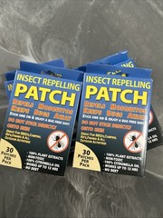 Insect Repelling Patch – 100% Citronella Oil, Pure Natural Plant Extract – Set 4