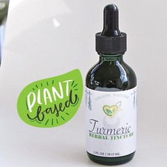 Turmeric Tincture Organic Liquid Herbal Drops Pain Digestive Heart Brain Aid 2oz
