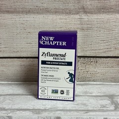 New Chapter Prostate Supplement Zyflamend Prostate with Saw Palmetto 60ct 02/27+