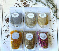 Natural Bulk Herbs Bags 14gm Organic & Wildcrafted Apothecary Spell Bags 1/2oz