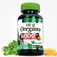 Oregano Oil 6000mg 150gels Contains Carvacrol