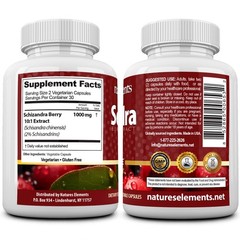 Schizandra Berry Extract – 10:1 Extract – 2% Schizandrins – 1 Month Supply