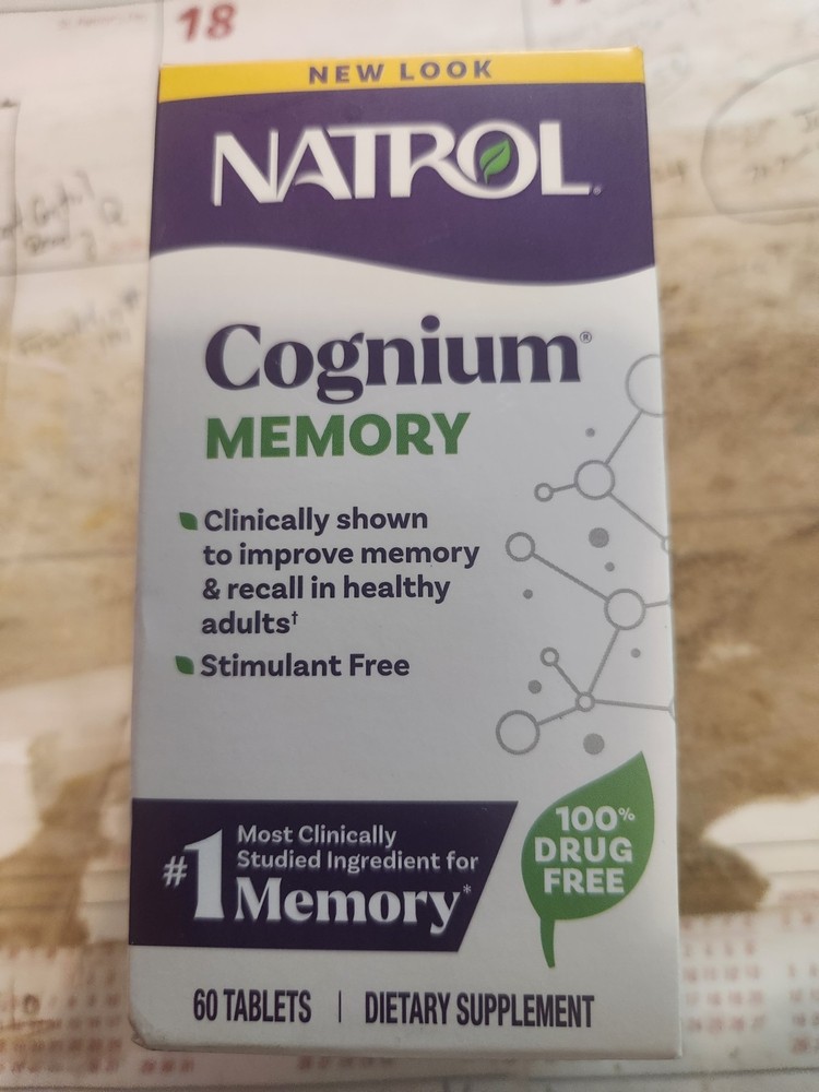 Nutrol Cognium Memory 100mg 60 Tablets