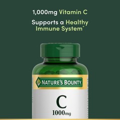 Nature’s Bounty Vitamina C 1000mg, suplemento de apoyo inmune, poderoso antioxid