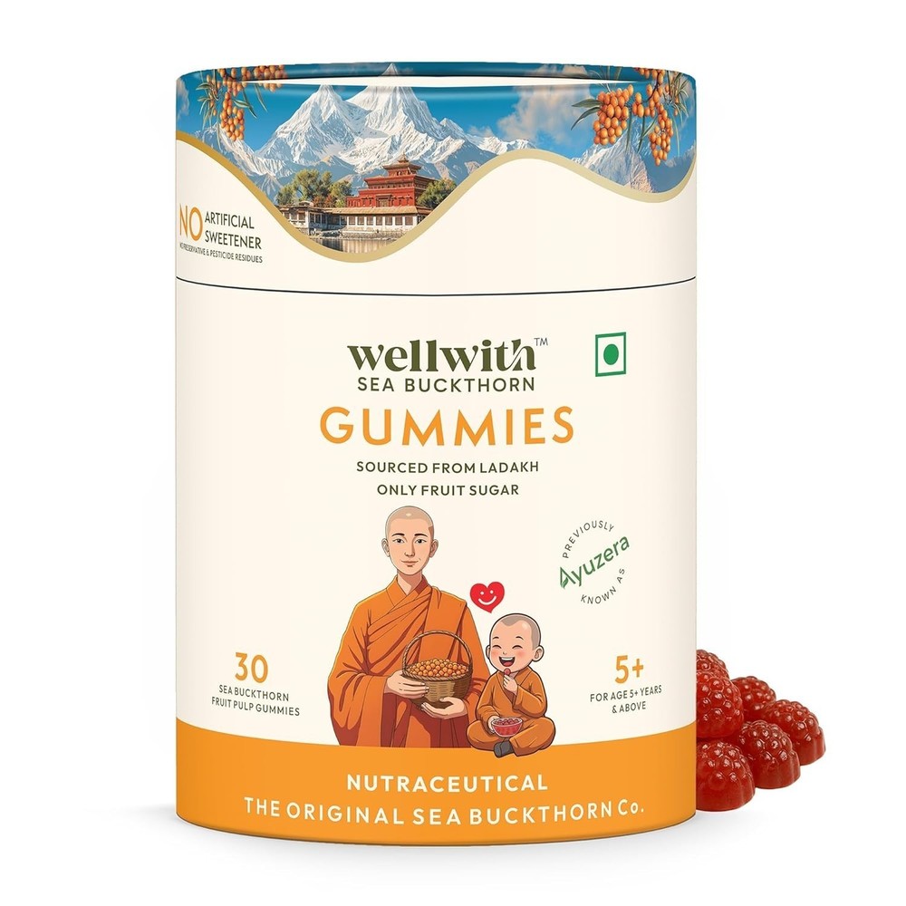 Sea Buckthorn (30 Gummies) Immune Booster, Healthy Growth, Antioxidants
