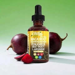 pure Maca Root Liquid Drops Ashwagandha Fenugreek Beet Root and L-Arginine
