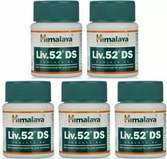 Pack of 5 Bottles LIV52 DS, Free Shipping Worldwide (Total 300 Tabs)
