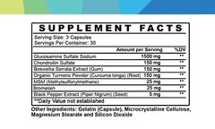 Joint Health & Wellness w/ Joint Support with Turmeric and Glucosamine, 3-Pack
