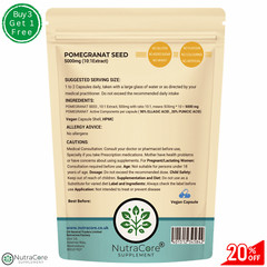 Pomegranate Seed Extract Caps 6000mg(90% ELLAGIC ACID &20% PUNICIC acid)-180Caps