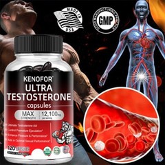 Maca root testosteron enhancer, energy support capsules 12,100 mg