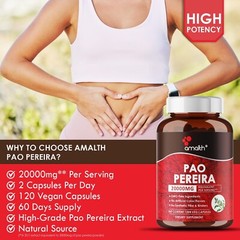 Amalth Pao Pereira 20:1 Extract powder 120 capsules