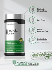 Rhodiola Rosea Root Extract 2000mg | 180 Capsules | by Horbaach