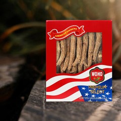 WOHO Cultivated American Ginseng 1034 Long Medium Small 4 oz Box