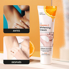 Crema pomada tratamiento para manchas oscuras en partes intimas, codos y axilas