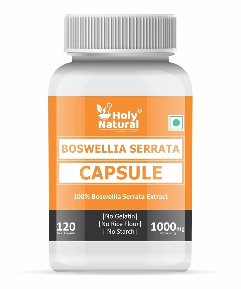 Holy Natural Boswellia Serrata Capsules, 120 Capsules C768