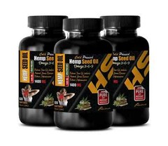 Organic Hemp Seed Capsules for Heart – ORGANIC HEMP SEED OIL – Immune Health 3B