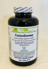 Colon Sweep – Safe effective non-habit forming Fiber – 180 Tablets