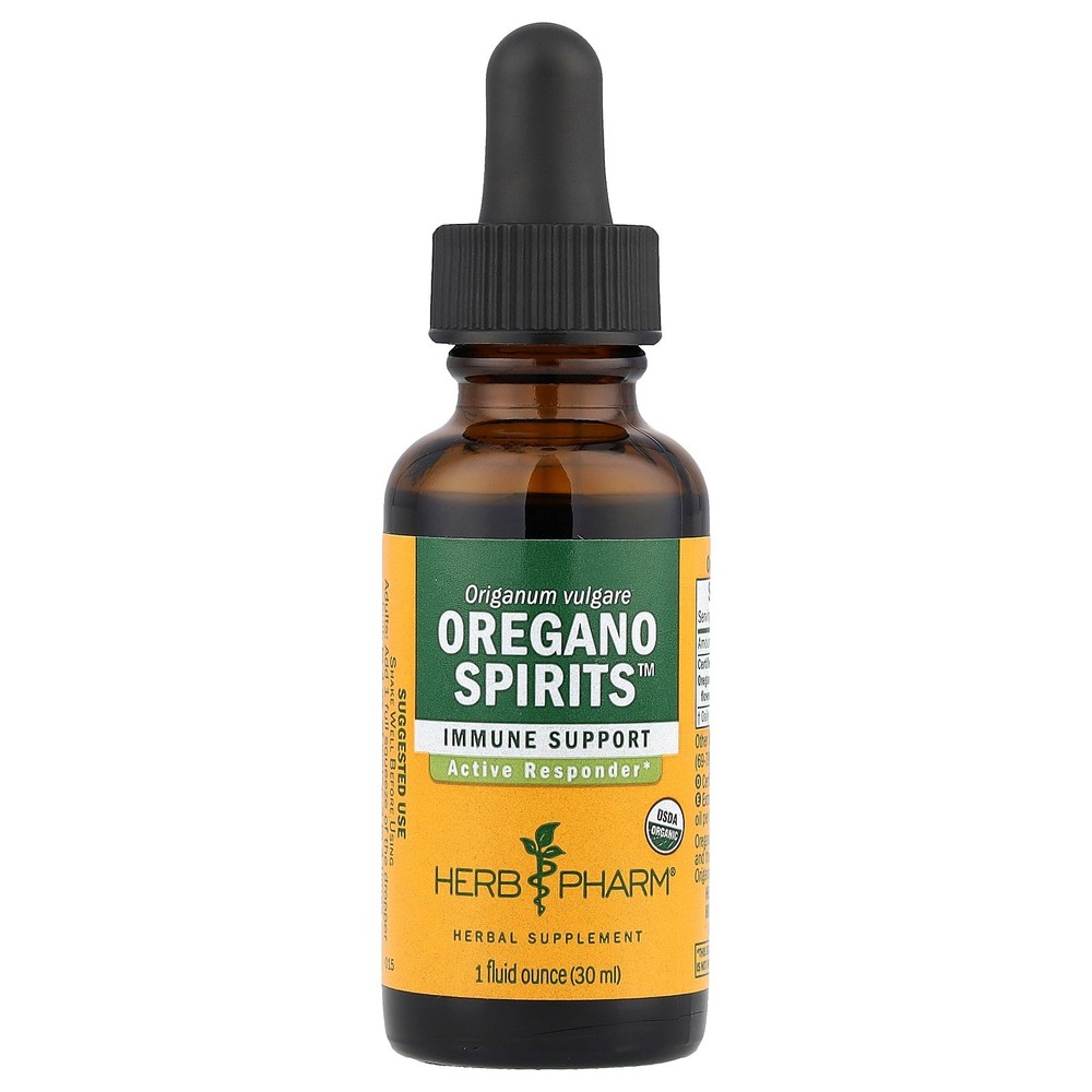 Herb Pharm Oregano Spirits 1 fl oz 29 6 ml 1 fl oz 30 ml Gluten-Free, Organic