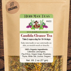 ANTI-FUNGAL Candida Detox Tea for toe fungus, skin fungus, for a Candida cleanse