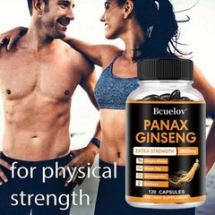 Panax Ginseng Contains Ginsenoside- 1200mg – 120 Capsules – Boost Performance