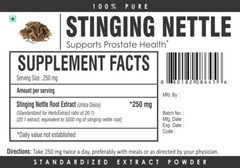 Stinging Nettle Root Extract Powder 20:1 Urtica Prostate Urinary Tract Support