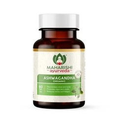 Maharishi Ayurveda Organic Ashwagandha Tablets 60 x3 Herbal Wellness