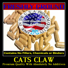 CATS CLAW With Absolutely No Additives Potency Raw Wild Crafted 100 V Capsule