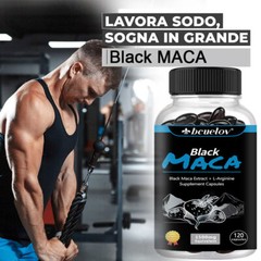 Black Maca 1500 Mg Capsules – Supports Energy, Stamina, Performance And Drive