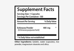 Functions As A Laxative Capsules – Echinacea 400mg – Echinacea Tincture 3B