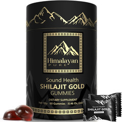 Sound Health Shilajit Gold Gummies | 3000mg 60 Count (Pack of 1)