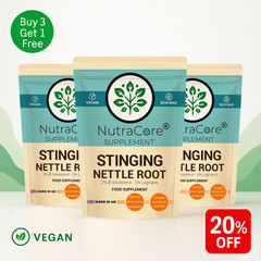 Stinging Nettle Root Caps 5500mg-(5% Lingnans&2% β-Sitosterol)-100%Vegan-180Caps