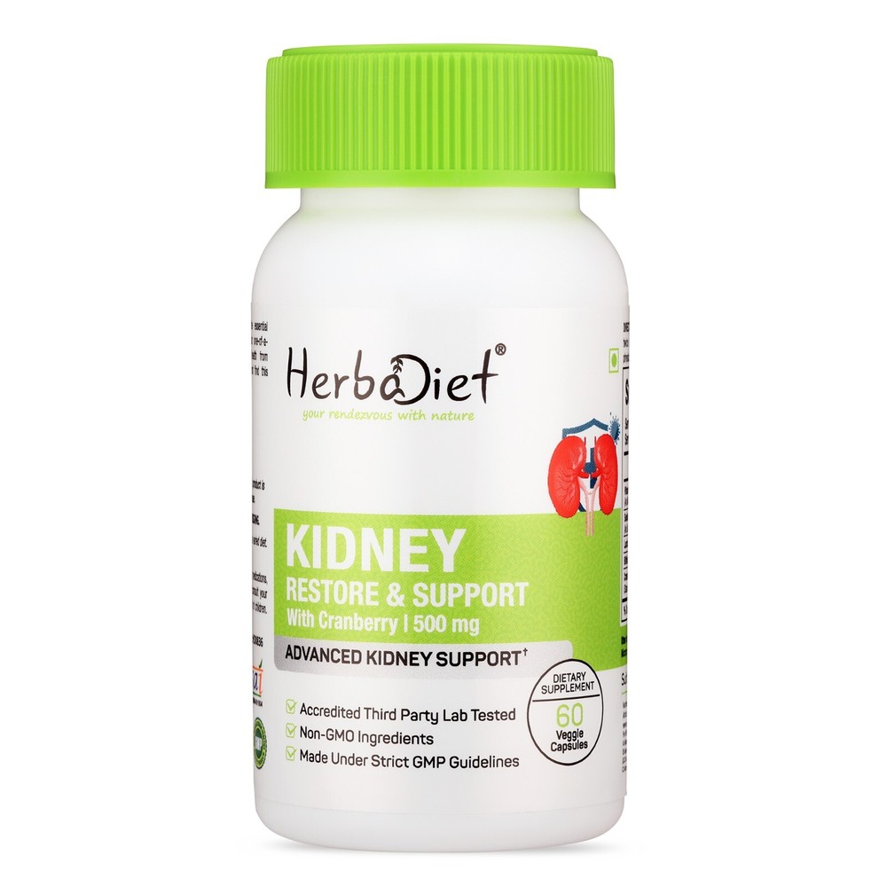 Kidney Restore & Support Supplement Capsules Repair & Cleanse | Herbal & Natural