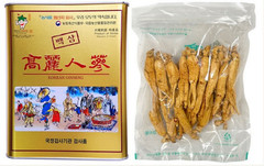 300g Korean White Ginseng Root 6yr 25pcs Premium Herbal Gift