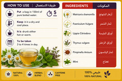 40X Alattar Herbal Blend Mix Pack Tea Bags (2 Pack) أعشاب العطار 40 كيس (2 علبة)