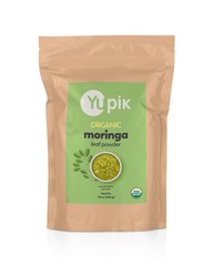 Yupik Organic Moringa Leaf Powder 1 lb (16 oz), USDA Certified, Non-GMO, Vegan,
