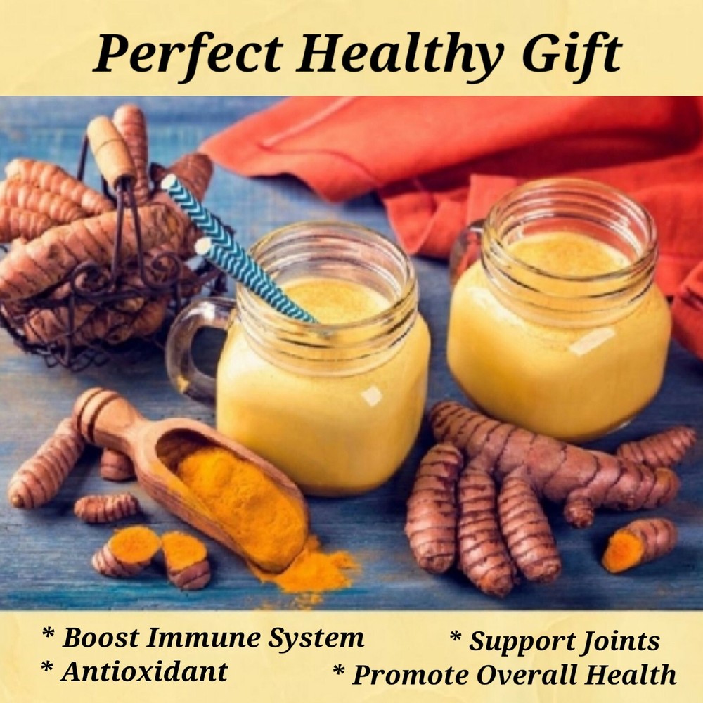 TURMERIC ROOT POWDER Organic, Non-GMO, Curcumin, Gluten Free, 100% Raw, GIFT