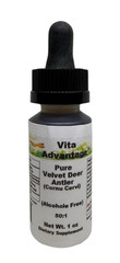 VELVET DEER ANTLER IGF-1 50:1 Tincture Alcohol Free